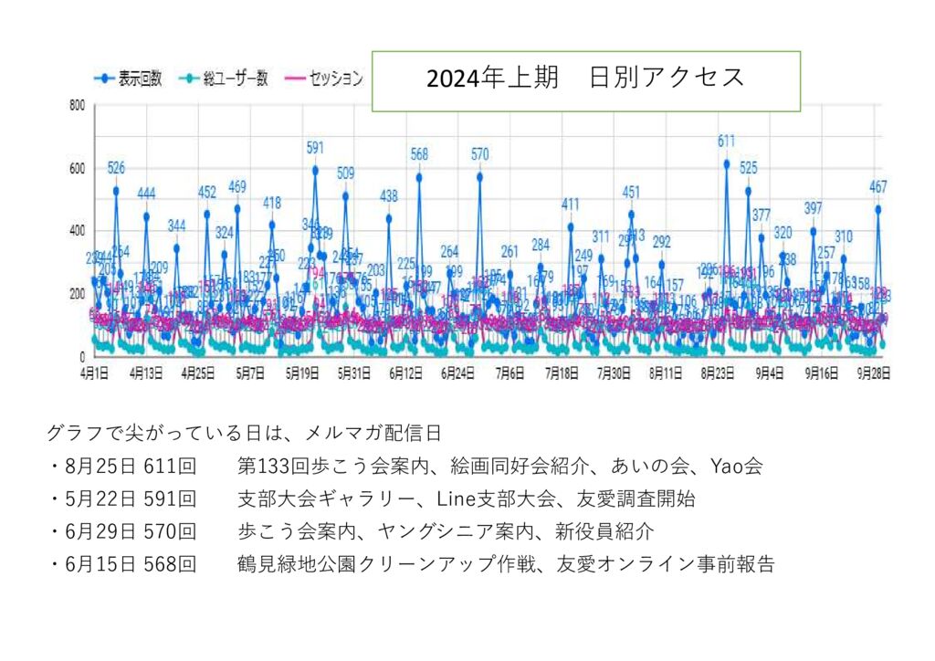 2024年上期ページアクセス１のサムネイル