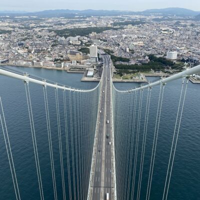 明石海峡大橋塔頂体験